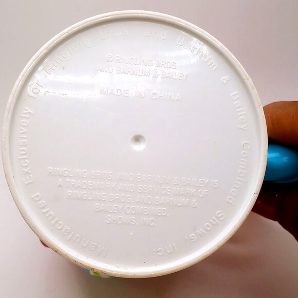 Ringling Bros. Barnum & Bailey Circus Clown Balloon Handle Cup Mug Vintage 1990s - Picture 10 of 12